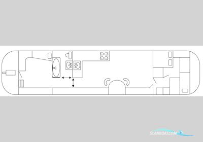 zeiltjalk 20.73 Live a board / Riverboat 1922, with Mercedes<br />220D engine, The Netherlands