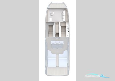 Aurea 30 Cabin Dream Daycruiser Mehrrumpfboot 2023, mit Mercruiser 4.5L Mpi 250 HP (V6) motor, Frankreich