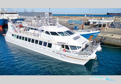 Cantieri Navali Vittoria Catamaran Passager Boat Club Mehrrumpfboot 1992, mit Deutz Mwm-Tbd 234 V12 motor, Spanien