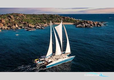Cuan Law Schooner Trimaran Mehrrumpfboot 1987, mit Caterpillar motor, Virgin Islands
