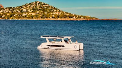 Millikan Boats M.10 Pro Mehrrumpfboot 2026, mit Moteurs Électriques Bellmarine Drive Master Evo 20 (20 kW Chacun) motor, Frankreich