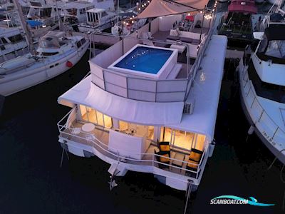 Plastimare Cat Tirreno Pontoon Boat Blue Mare Pls Cat Tirreno 15,50 Mehrrumpfboot 2008, mit Fnw 40 CV motor, Spanien