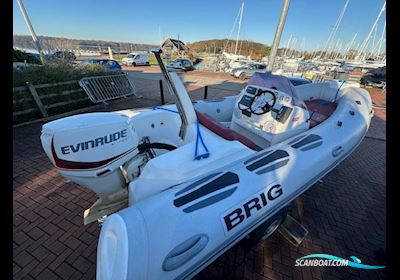 BRIG RIBs Eagle 480 Motor boat 2015, with Evinrude engine, United Kingdom