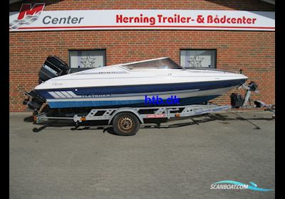 Fletcher Bravo Arrowstreak 17 Classic m/Mercury 100 hk Elpto og Indespension Trailer Motor boat 1994, Denmark