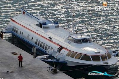 Hydrofoil DSC Cometa 35m Flying Dolphin Motor boat 1981, with SUDOIMPORT RUSSIA engine, Greece