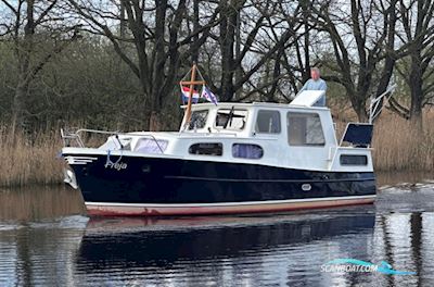 Lemster Waaiersteven Gsak Motor boat 1979, with Peugeot engine, The Netherlands