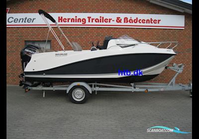 Quicksilver Activ 505 Cabin m/Mercury F100 hk og Brenderup trailer Motor boat 2017, Denmark