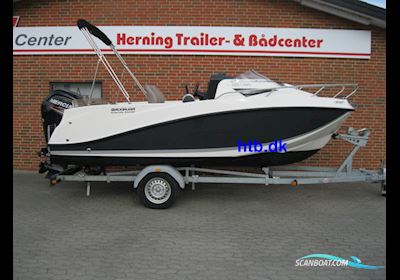 Quicksilver Activ 505 Cabin m/Mercury F100 hk og Brenderup trailer Motor boat 2017, with Mercury engine, Denmark