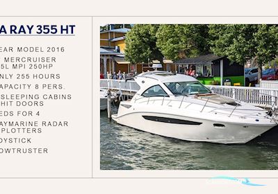 Sea Ray 355 HT Motor boat 2016, with Mercruiser 4.5 Mpi Axius engine, Finland