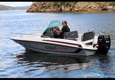 Sting 485 S Motor boat 2022, with Mercury F50 hk (-24) engine, Sweden