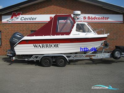 Warrior 175 m/Yamaha F150 hk 4-Takt og Indespension 2600 kg Boggitrailer Motor boat 2000, with Yamaha engine, Denmark