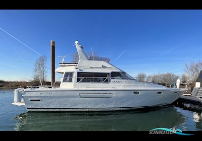 Whitewater Wolfe 46 Flybridge Motor boat 1990, with Catterpillar engine, The Netherlands