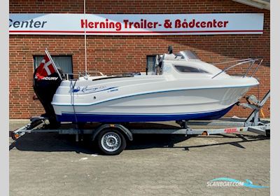 Ørnvik 430 Flamingo m/Mercury F50 hk EFI og Brenderup Basic Motorbåd 2007, med Mercury motor, Danmark