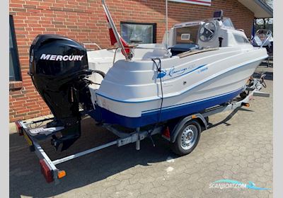 Ørnvik 430 Flamingo m/Mercury F50 hk EFI og Brenderup Basic Motorbåd 2007, med Mercury motor, Danmark