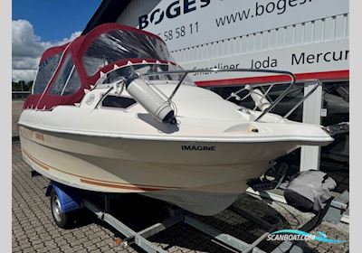 Ørnvik 470 Cruiser Med 50 hk Mercury-Efi og 1000 kg Brenderup Bådtrailer Med el-Spil Motorbåd 2008, med Mercury motor, Danmark
