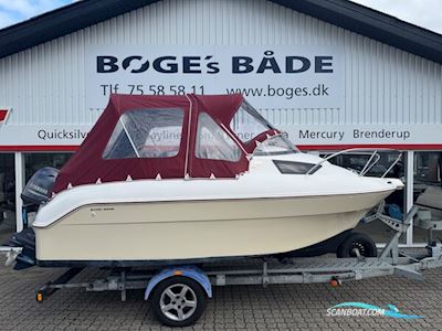 Ørnvik 470 Cruiser Med 50 hk Yamaha-Efi F50 4 Takt og 161000B Brenderup Bådtrailer Motorbåd 2008, med Yamaha motor, Danmark