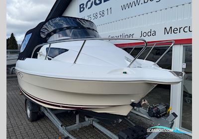 Ørnvik 510 Cruiser med F75 Mariner 4 takt 1,6L og 1300 kg Brenderup bådtrailer Motorbåd 2003, med Mariner Mercury motor, Danmark