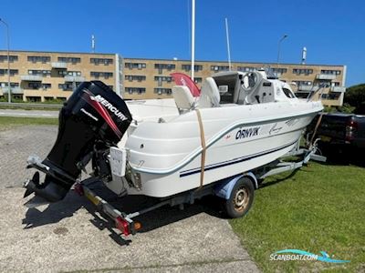 Ørnvik 520 Flamingo Med Mercury F75 4-Takt Samt Brenderup Trailer - NY Pris kr 69.000 Motorbåd 2006, med Mercury motor, Danmark