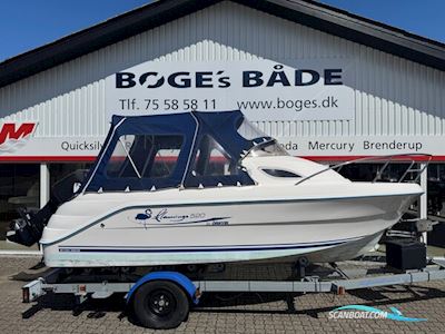 Ørnvik 520 Flamingo med 90 hk Mercury-DFI Optimax og Galaxy 1300 kg bådtrailer- Anvisningssalg Motorbåd 2007, med Mercury motor, Danmark