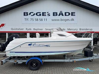 Ørnvik 520 Flamingo med 90 hk Mercury-DFI Optimax og Galaxy 1300 kg bådtrailer- Anvisningssalg Motorbåd 2007, med Mercury motor, Danmark