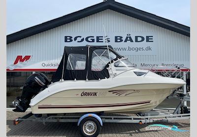Ørnvik 540 Cruiser Med 150 hk Mercury-Efi 4-Takt 3,0L og Brenderup Bådtrailer - Anvisningssalg Motorbåd 2003, med Mercury motor, Danmark