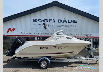 Ørnvik 540 Cruiser Med 150 hk Mercury-Efi 4-Takt 3,0L og Brenderup Bådtrailer - Anvisningssalg Motorbåd 2003, med Mercury motor, Danmark