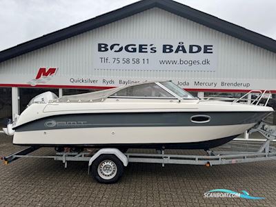 AMT 200 DC med 135 hk Honda-EFI 4 takt og 1800 kg Brenderup bådtrailer - Anvisningssalg Motorbåd 2010, med Honda motor, Danmark