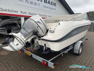 AMT 200 DC med 135 hk Honda-EFI 4 takt og 1800 kg Brenderup bådtrailer - Anvisningssalg Motorbåd 2010, med Honda motor, Danmark