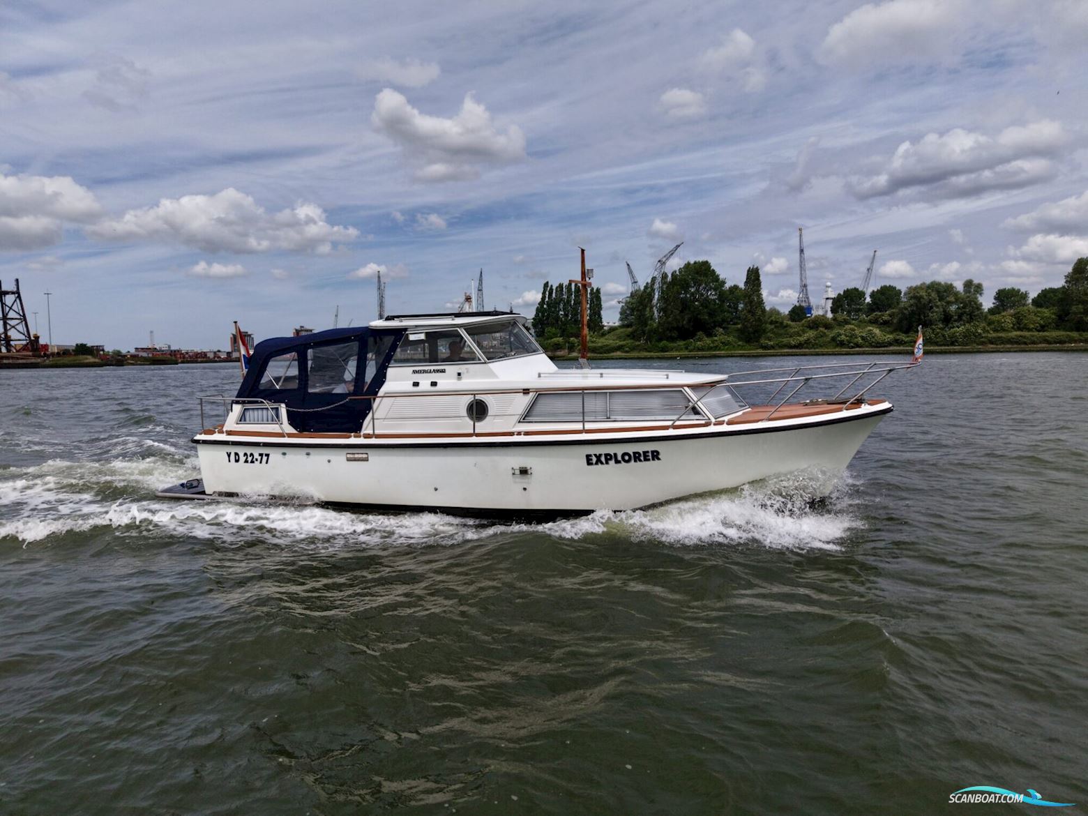 Amerglass 32 OK AK Motorbåd 1973, med Perkins 4.236 motor, Holland