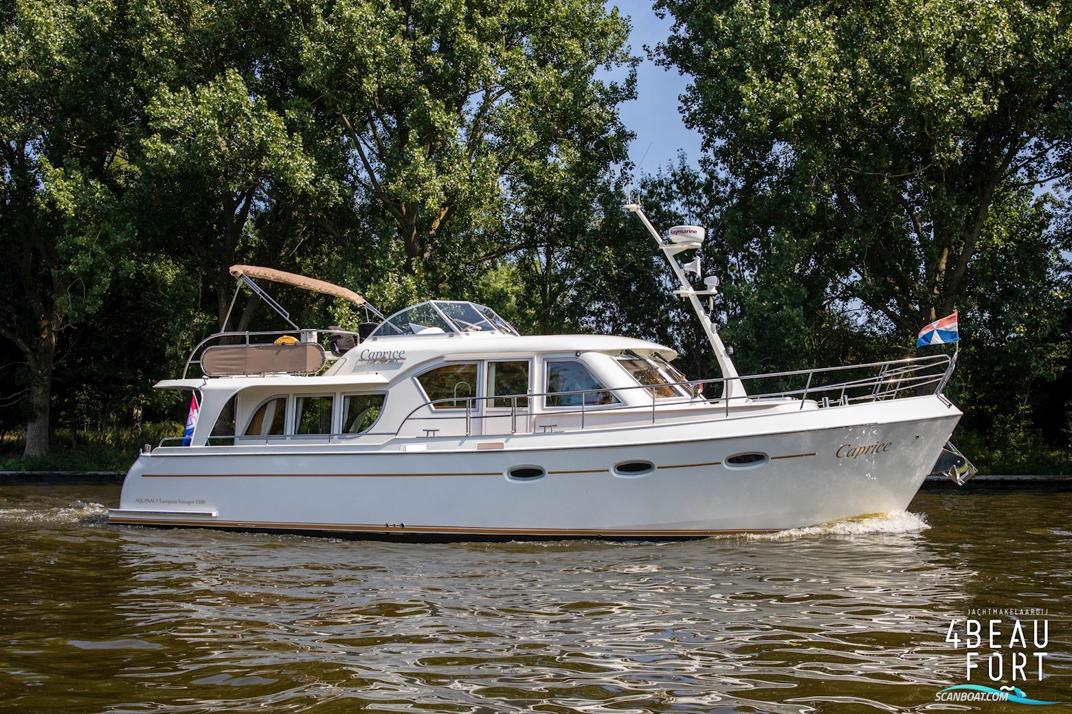 Aquanaut European Voyager 1300 II Admiraal uitvoering Motorbåd 2010, med Perkins M150 Ti motor, Holland