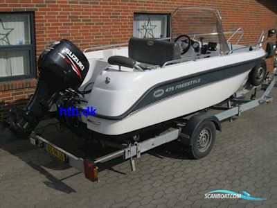 Askeladden 475 Freestyle m/Suzuki DF50 hk Efi 4-Takt - NU Nedsat KR. 15.000,- ! Motorbåd 2010, med Suzuki motor, Danmark