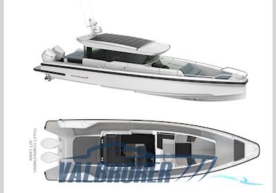 Axopar 37 XC Cross Cabin Motorbåd 2025, med Mercury v10 motor, Finland