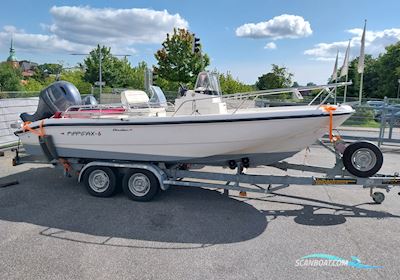 Boston Whaler 18 Dauntless Mit Yamaha F130 PS Und Trailer Motorbåd 2000, med Yamaha F130 Aetx motor, Tyskland