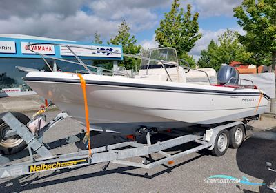 Boston Whaler 18 Dauntless Mit Yamaha F130 PS Und Trailer Motorbåd 2000, med Yamaha F130 Aetx motor, Tyskland