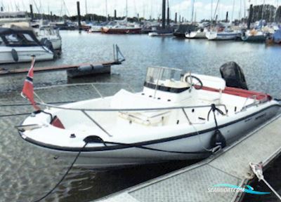 Boston Whaler 18 Dauntless/Ventura in Flensburg Motorbåd 2000, med Yamaha F130Aetx motor, Tyskland