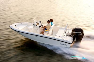 Boston Whaler 18 Dauntless/Ventura in Flensburg Motorbåd 2000, med Yamaha F130Aetx motor, Tyskland