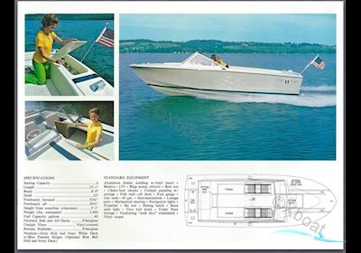 Chris-Craft Lancer 23 Motorbåd 1967, med Mercruiser motor, Frankrig