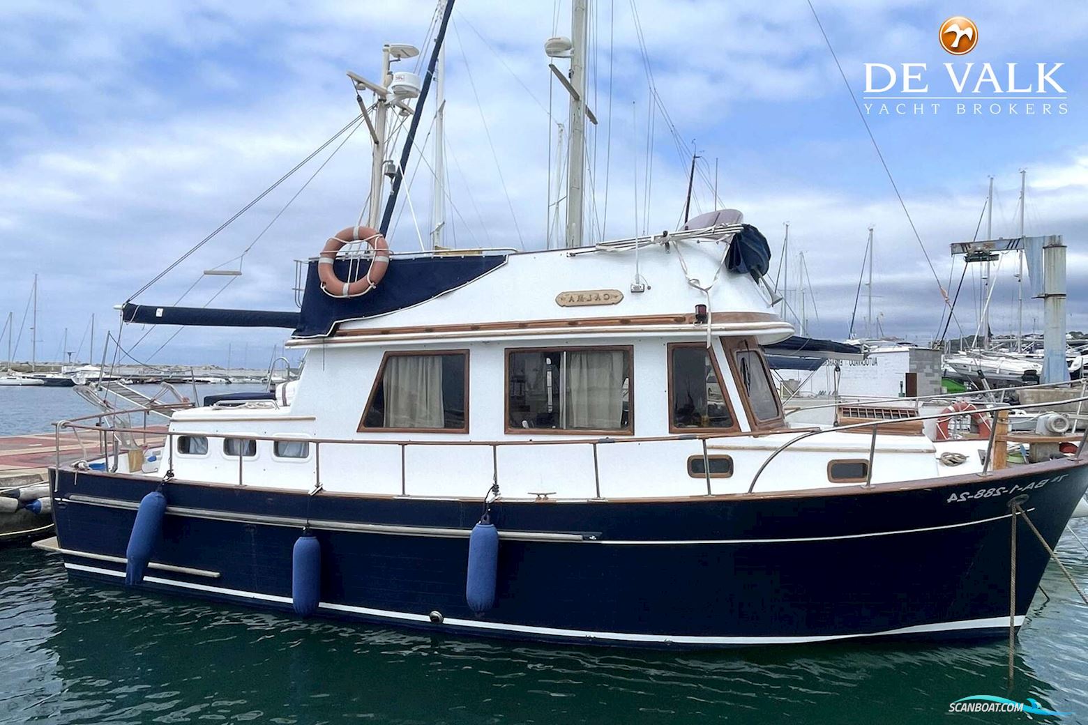 Chung Hwa Boat Building Trawler 34 Motorbåd 1980, med Vetus Vfa motor, Spanien