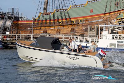 Clever 73 Tender I Voorraad Actie! Motorbåd 2025, med Suzuki motor, Holland