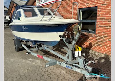 Crescent Gemini m/Yamaha F50 hk og Brenderup Trailer Motorbåd 2004, med Yamaha motor, Danmark