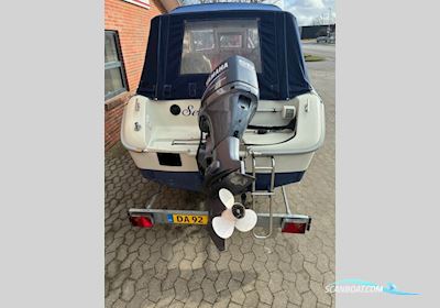 Crescent Gemini m/Yamaha F50 hk og Brenderup trailer Motorbåd 2004, med Yamaha motor, Danmark