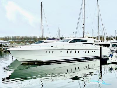 Dalla Pietà 80 HT Motorbåd 2004, med MTU 16v2000M91 dvs 16 cylindere
 motor, Danmark