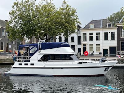 De Groot 13.50 Flybridge Motorbåd 1985, med Daf motor, Holland