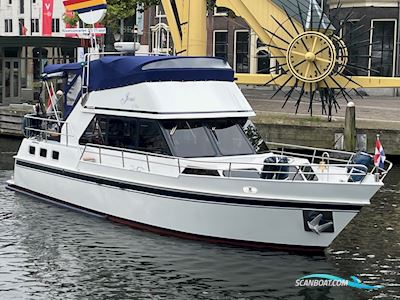 De Groot 13.50 Flybridge Motorbåd 1985, med Daf motor, Holland