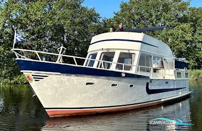 De Ruiter Trawler Flybridge Motorbåd 1970, med Daf motor, Holland