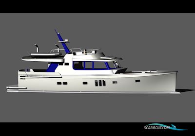 Deep Water Yachts Korvet 18 Long Range Motorbåd 2022, med John Deere motor, Holland