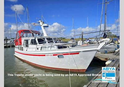 Dutch Yacht Builders  Altena Steel Trawler Motorbåd 1992, med New Holland  NHD675L motor, England