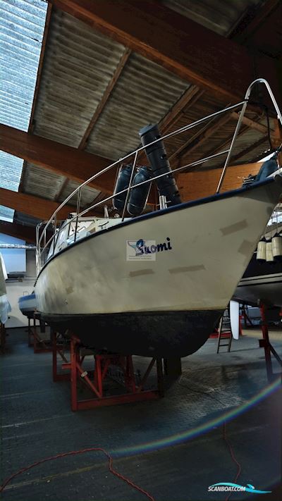 Eigenbau Reinke Tourina 10m Motorbåd 1983, med Mercedes OM 616 motor, Tyskland
