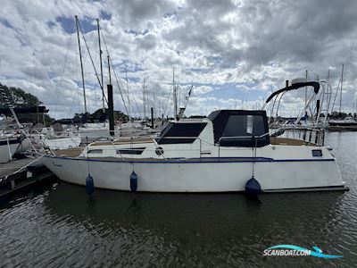Eigenbau Reinke Tourina 10m Motorbåd 1983, med Mercedes OM 616 motor, Tyskland