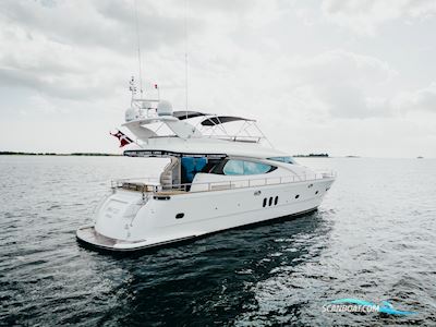Elegance 64 Motorbåd 2006, med 2 x Man V12-1360 CR
 motor, Danmark